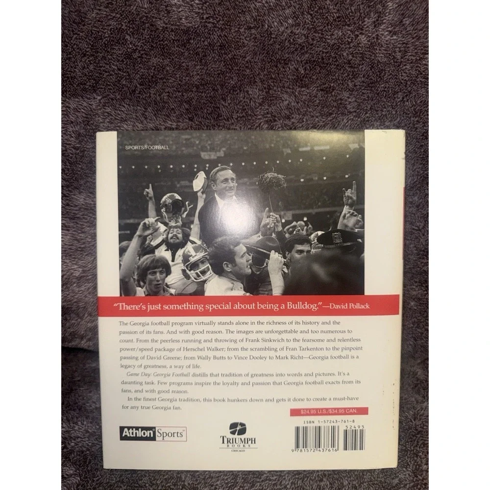 Game Day Georgia Football Herschel Walker Fran Tarkenton Dooley Greene Butt